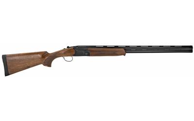 stevens, 555, over/under shotgun, 16 gauge, 3" chamber, 28" barrels, black, walnut stock, 5 choke tubes (full choke, improved modified choke,...