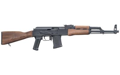 chiappa firearms, rak-22, semi-automatic, 22lr, 17.25" threaded barrel, matte finish, black, wood stock & forend, adjustable rifle sights, 10 rounds,...