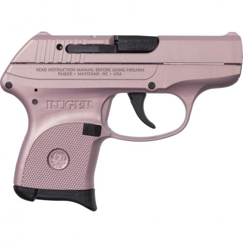 ruger, lcp, double action, 380 acp, 2.75" barrel, rose gold finish, right hand, 6 round capacity