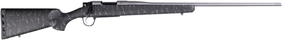 christensen arms, mesa 6.5mm creedmoor 22 inch threaded stainless steel barrel cerakote tungsten finish internal magazine carbon fiber composite...
