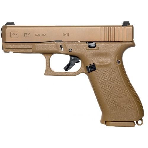 glock g19x w/gns 9mm 4.02" (2) 10rd mag