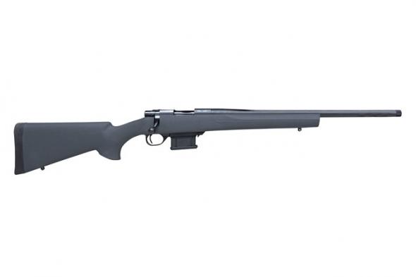 howa, m1500 mini action, 6mm arc, 20" threaded barrel, black, hti synthetic stock, 5 rounds