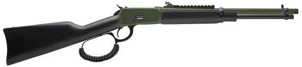 rossi, r92 carbine, 44 rem mag, 16.50" moss green cerakote steel barrel & receiver, black fixed stock, right hand, 8 rounds