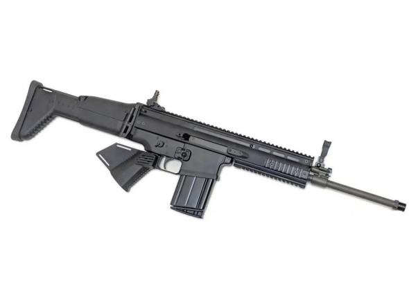 fn scar 17s nrch 7.62x51mm nato 16.25" barrel black anodized rec black telescoping side-folding with adjustable cheek stock black a2 grip right hand...