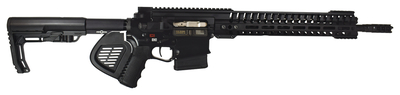 patriot ordnance factory, revolution featureless 7.62mm/.308 winchester 16.5 inch threaded barrel m-lok handguard ambidextrous controls mission first...