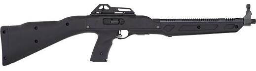 (special) hi-point 995b 995 carbine 9mm luger 10+1 16.50" black threaded barrel, picatinny rail receiver, skeletonized polymer stock, black plastic...