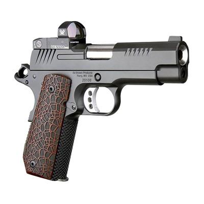 ed brown, kc9 g4 vtx, 9mm, 4" barrel, vortex venom red dot, brown grip, 9 rounds