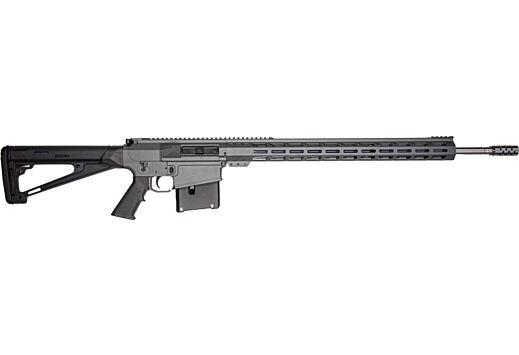 glfa, gl10, semi auto, 7mm rem mag, 24" threaded barrel, sniper grey, muzzle brake, fixed stock, 5 rounds