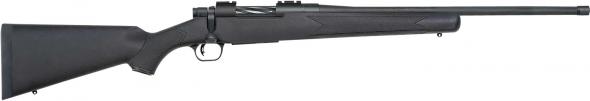 mossberg, patriot, bolt action, 400 legend, 20" threaded barrel, blued finish, black synthetic stock, right hand, 4 round capacity