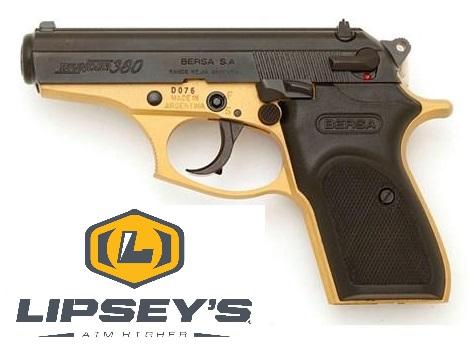 BERSA THUNDER 380 GOLD/BLACK 380ACP CERAKOTE GOLD FRAME