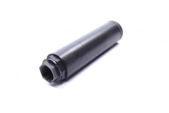 stainless steel and inconel, 7.14" suppressor for rifles from .17 to .300 win mag. incldues 7.62 restrictor cap, regulator short brake in 5/8x24 for...