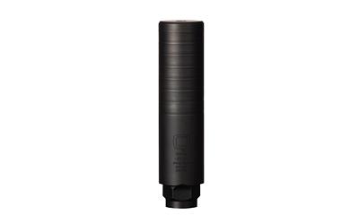 q, short chop, 338/8.6 blackout, stainless steel construction, nitride finish, black, 1.75x7.2", includes xl cherry bomb muzzle brake with m18x1.5...