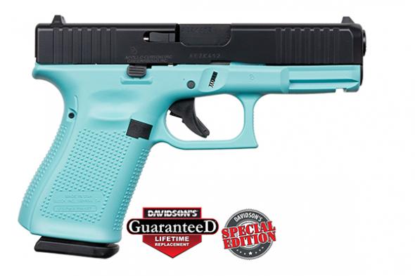 glock 19 gen 5 9mm robin''s egg blue
