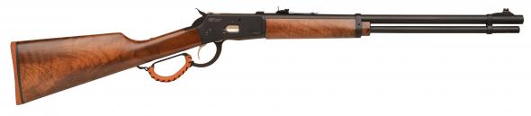 gforce arms, huckleberry, lever action, 357 magnum, 20" barrel, black receiver, wood stock, fiber optic front sight, 10 rounds