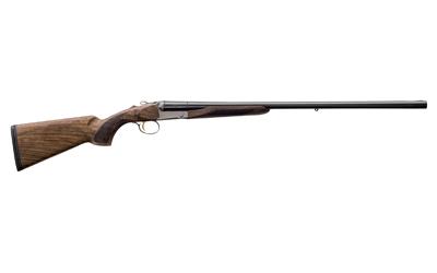 charles daly, 512 superior, side by side shotgun, 410 gauge, 3" chamber, 26" barrel, blued finish, walnut stock with checkered pattern, fiber optic...
