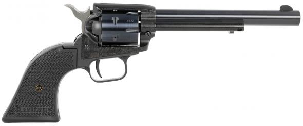 heritage mfg, rough rider, 22 lr, 6.50" barrel, 6 round, black cerakote, polymer grip