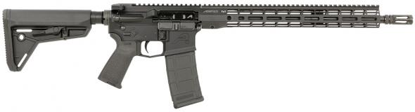 aero precision, m4e1, semi automatic, 5.56 nato, 16" mid-length barrel, black finish, magpul furniture, 15" r-one m-lok handguard, right hand, 30...