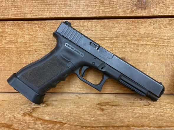 glock 34 9mm blk semi-auto pistol - used