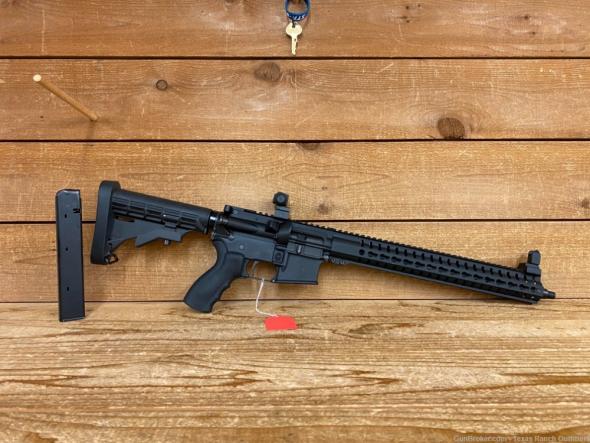 anderson mfg am-15 9mm semi-auto rifle blk - used