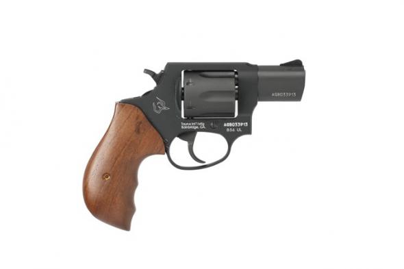 taurus, 856 ultra lite, da/sa, 38 special, 2" barrel, black, fixed sights, walnut grip, 6 rounds