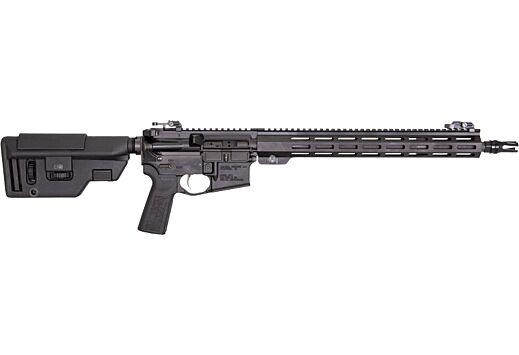 radical firearms, mod1 dmr, semi auto, 5.56 nato, 16" threaded barrel, black, flip up sights, collapsible stock, flash hider, 30 rounds