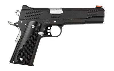 kimber, custom lw nightstar, 1911, semi-automatic, full size, 45acp, 5" barrel, matte finish, black, laminate grips, fiber optic, 8 rounds