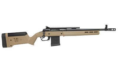 savage, 110 magpul scout, bolt action rifle, 450 bushmaster, 16.5" barrel, muzzle brake, matte finish, black, flat dark earth magpul hunter stock,...