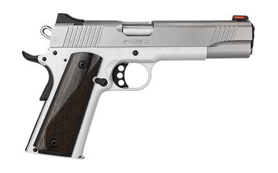 kimber america, stainless lw arctic, 1911, semi-automatic, full size, 45acp, 5" barrel, matte finish, silver, laminate grips, fiber optic, 8 rounds