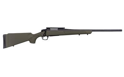 cva, cascade, bolt action rifle, 308 winchester, 22" threaded barrel, 5/8x24 thread pattern, cerakote finish, graphite black, synthetic stock, olive...