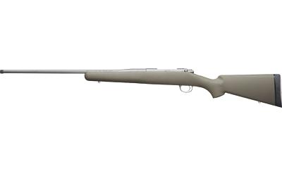 kimber america, montana, 84m, bolt action rifle, 6.5 creedmoor, 22" barrel, satin finish, silver, tan synthetic stock, 4 rounds