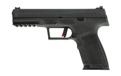 tisas usa, px-5.7, semi-automatic, full size, 5.7x28mm, 4.8" barrel, qpq slide finish, black, fiber optic front sight, 20 rounds, 2 magazines