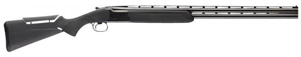 browning, citori composite, 12 gauge, 3", chamber, 2 round, 26" polished blued barrel/rec, black synthetic furniture, adj. comb stock, ivory bead...