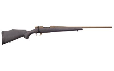 weatherby, vanguard weatherguard bronze, bolt action, 300 winchester magnum, 24" threaded barrel, 1/2x28, cerakote finish, burnt bronze, synthetic, 3...