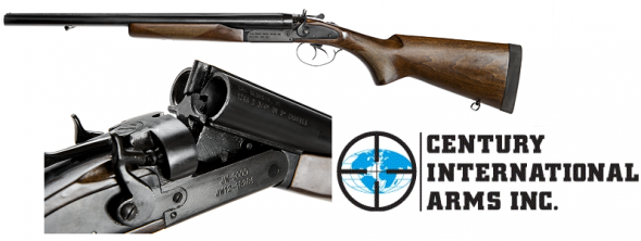 Century Old West "Coach Gun" Side by Side 12 ga 20" 3" Hardwood Blue Finish