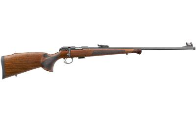 cz, 457 premium, bolt action, 22 lr, 24.8" threaded barrel, 1/2x20 thread pitch, blued finish, walnut stock, 5 round