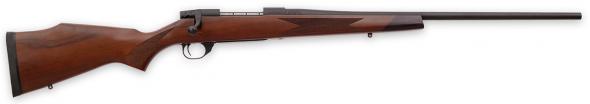 weatherby vanguard sporter, 300 win mag, 24" threaded barrel, blued receiver, walnut stock, 3 rounds
