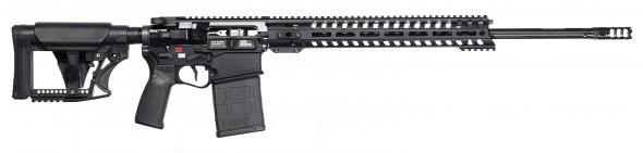 patriot ordnance factory, revolution di, 6mm creedmoor, 22" barrel, muzzle brake, m-lok rail, black finish, 20 rounds