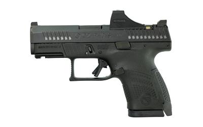 cz, p-10s, sub-compact, 9mm, 3.5" barrel, nitride finish, black, night sights, 12 rounds, 3 magazines, holosun scs installed