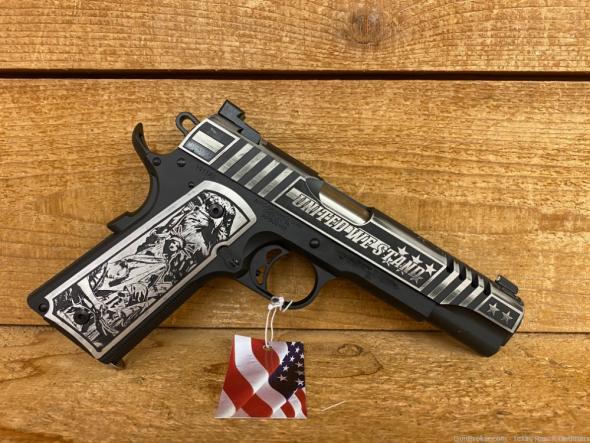 auto ordnance united we stand 1911 a1 .45acp 5" 7rd b/ss semi-auto nib