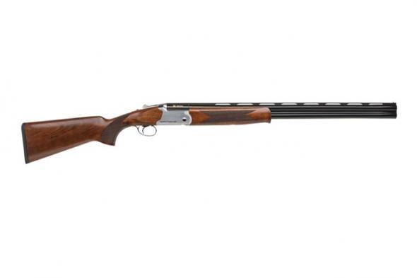spandau arms, premier field, over-under, 12 gauge, 28" barrel, 3" chamber, gloss blued/stainless finish, walnut stock, fiber optic sight, right hand,...
