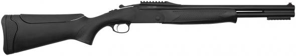 chiappa, 202axt, 12 gauge, 20" barrel, 3" chamber, synthetic stock, fiber optic front sight, 2 rounds