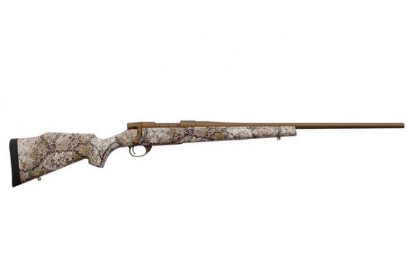weatherby, vanguard badlands, 7mm remington magnum, 24" barrel, burnt bronze cerakote, synthetic stock, 3 rounds