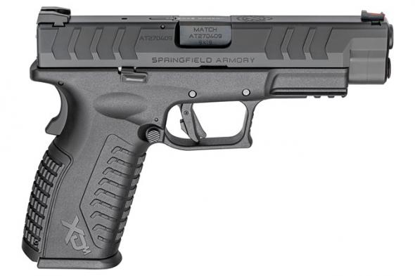 springfield armory, xdm elite, 9mm, 4.5" barrel, fiber optic sights, 10 rounds