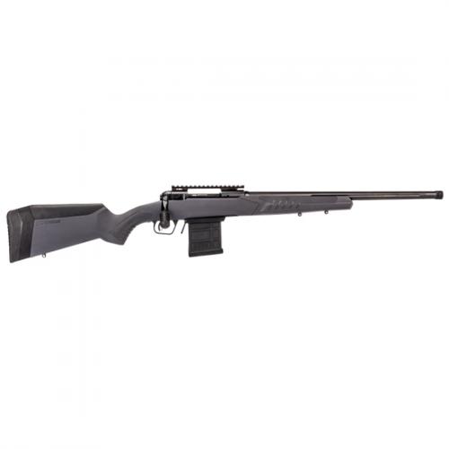 savage arms, 110 tactical, 300 winchester magnum, 24" threaded barrel, black finish, gray snythetic stock, 5 rounds