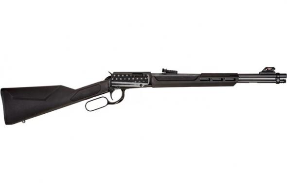 rossi, rio bravo, 22 lr, 18" barrel, betsy ross flag receiver, fiber optic sights, 15 rounds