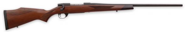 weatherby, vanguard sporter, 223 remington, 24" barrel, wood stock, black finish, 5 rounds