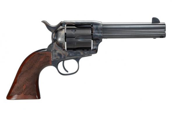 taylors and company, gambler, 357 mag, 4.75" barrel, case hardened color, wood grips, 6 rounds