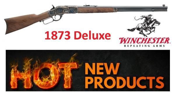Winchester 1873 Deluxe Sporter, .357/.38 24" Octagon Barrel, Polished Blue Finish Grade II/III Walnut, 14 Round