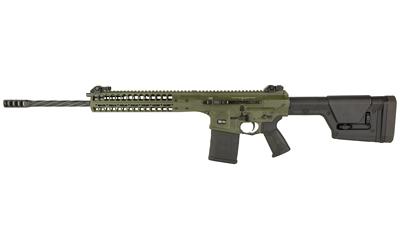 lwrc, repr mkii, semi-automatic rifle, 308 winchester/762nato, 20" spiral fluted barrel, threaded 5/8x24, lwrc ultra muzzle brake, olive drab green,...