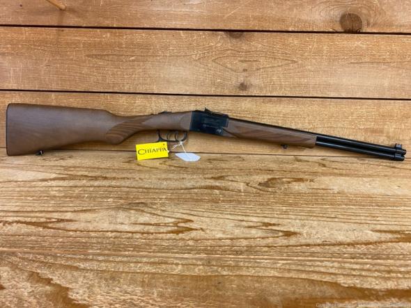 chiappa double badger combined folding rifle 410/22mag 19" black